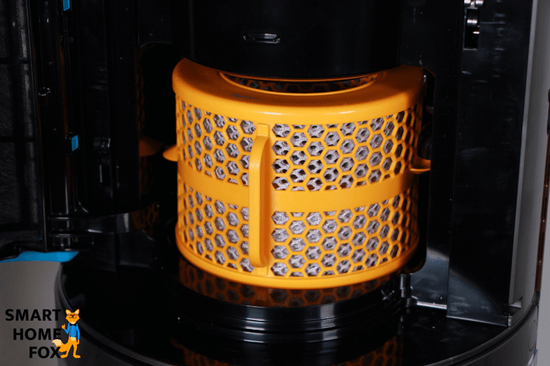 Биостатический испаритель в очистителе воздуха Dyson Humidify+Cool Formaldehyde PH04.